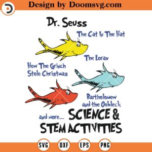 Science and Stem Activities SVG, Dr Seuss SVG