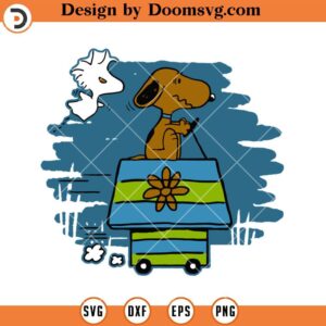 Scooby Doo Snoopy Woodstock SVG, Funny Snoopy SVG