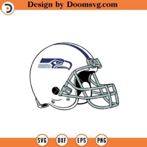 Seattle Seahawks SVG, Seahawks Helmet Logo SVG, NFL Football Team SVG Files For Cricut