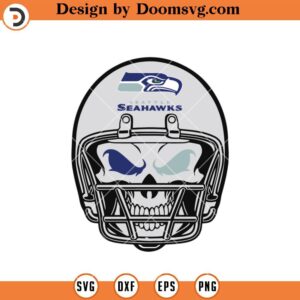Seahawks Skulls In Helmet Logo SVG, Seattle Seahawks SVG, NFL Football Team SVG File