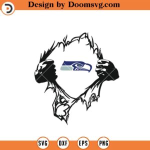 Seattle Seahawks SVG, Seahawks Superhero Logo SVG, NFL Football Team SVG File