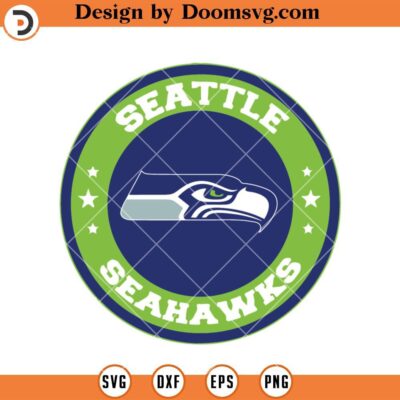 Seattle Seahawks Football Logo SVG, Seattle Seahawks SVG, NFL Football ...