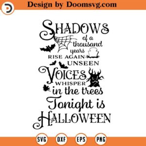 Shadows Of A Thousand Years SVG, Halloween Silhouette SVG