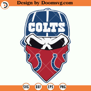 Indianapolis Colts SVG, Skull Colts Logo SVG, NFL Football Team SVG