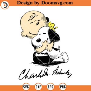 Snoopy And Charlie Brown Hugging SVG, Snoopy SVG