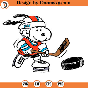 Snoopy Hockey SVG, Funny Hockey SVG