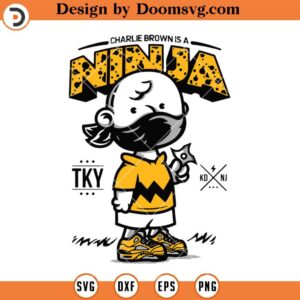 Snoopy Ninja SVG, Charlie Brown Is A Ninja SVG, SVG Files For Cricut