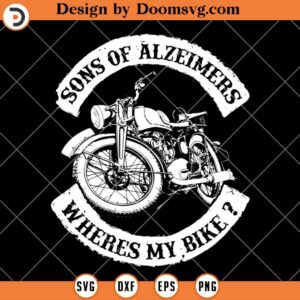 Sons Of Alzeimers SVG, Biker SVG, Motorcycle SVG