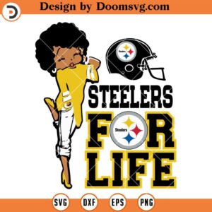 Steelers For Life SVG, Pittsburgh Steelers SVG, NFL Football Team SVG Files For Cricut