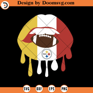 Pittsburgh Steelers SVG, Steelers Lips Logo SVG, Football SVG, NFL Team SVG