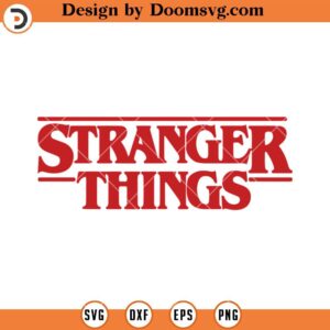 Stranger Things Movie SVG, Horror Film SVG