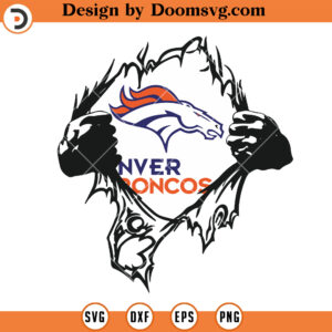 Denver Broncos SVG, Superhero Denver Broncos SVG, NFL Football Team SVG