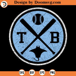 Tampa Bay Baseball FL Team SVG, Baseball Rays SVG Files For Cricut