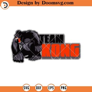 Team Kong SVG, King Kong Movie SVG, Godzilla Movie SVG
