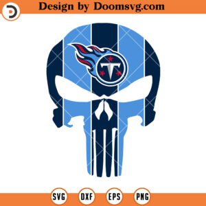 Tennessee Titans SVG, Tennessee Titans Skull And Logo Football Team SVG Files For Cricut