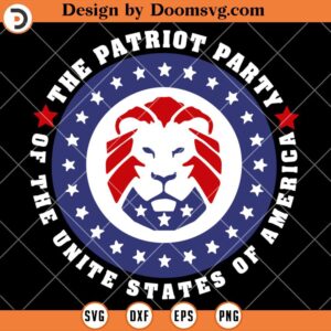 The Patriot Party Of The US Lion Logo SVG, Patriot Party SVG