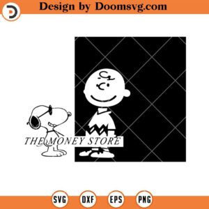 The Peanut Store SVG, Snoopy Silhouette SVG, Snoopy SVG Files For Cricut