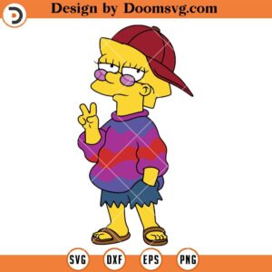 The Simpsons Cool Lisa SVG, Simpsons SVG Files For Cricut