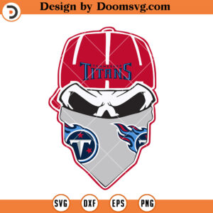 Tennessee Titans SVG, Titans Skull Football Team SVG Files For Cricut