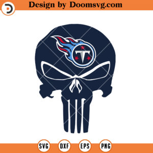 Tennessee Titans SVG, Titans Skull Logo Football Team SVG Files For Cricut