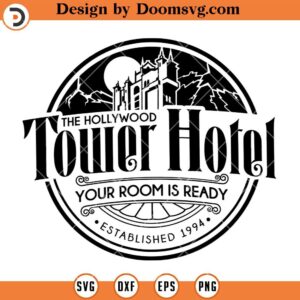 Tower Hotel SVG, Disney Family Hollywood Studios SVG