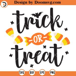 Trick Or Treat Candy SVG, Halloween Candy SVG