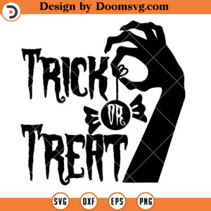 Trick Or Treat SVG, Halloween Silhouette SVG