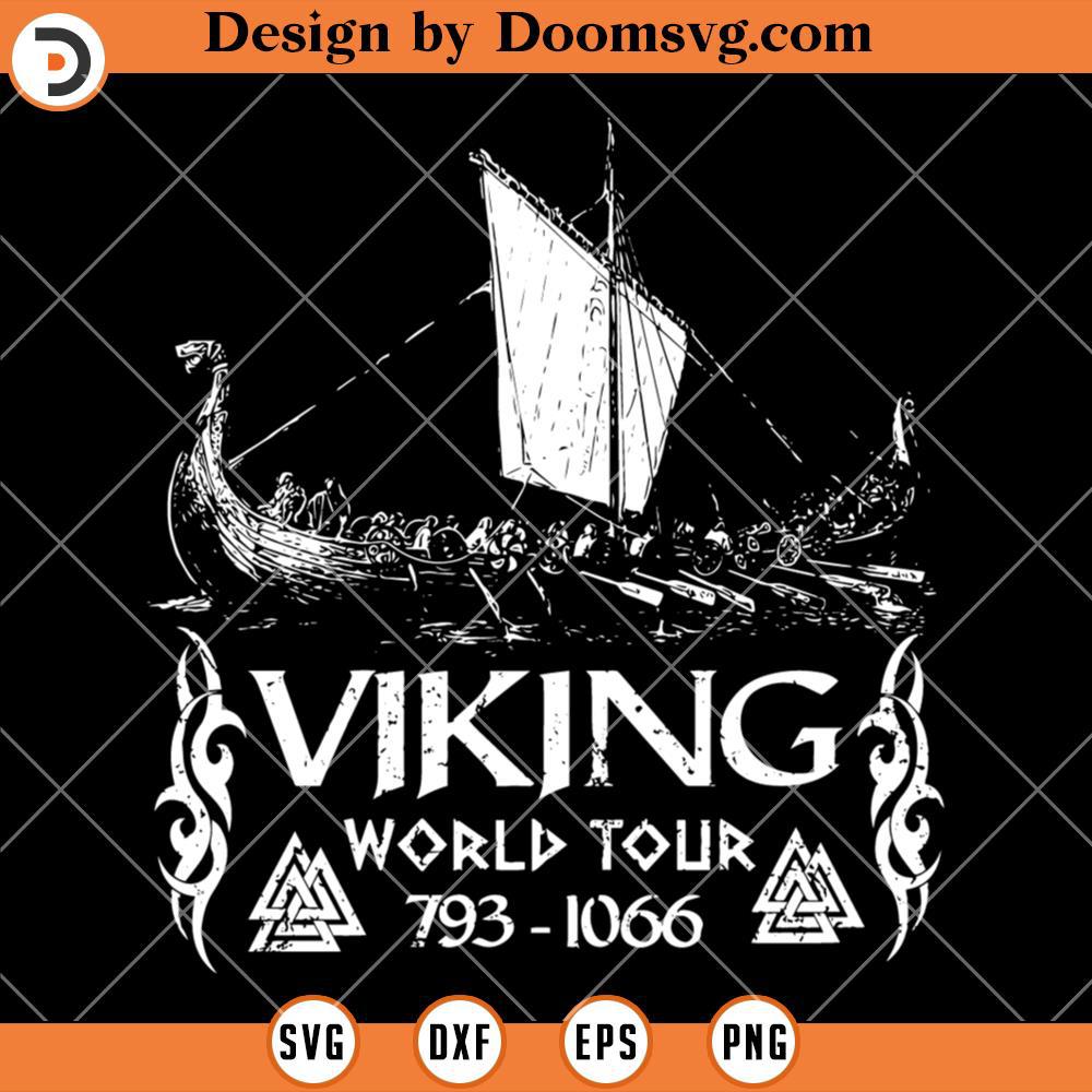 Viking World Tour 793-1066 SVG, Viking Tour SVG - Doomsvg