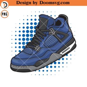 Air Jordan IV Retro Encore Hype PNG, Sneaker PNG Download