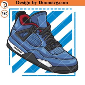 Air Jordan IV Travis Hype PNG, Shoes Sneaker PNG Download