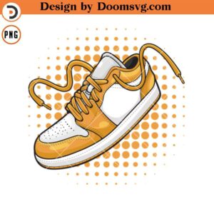 Air Jordan1 Low Pollen PNG, Sneaker PNG Download