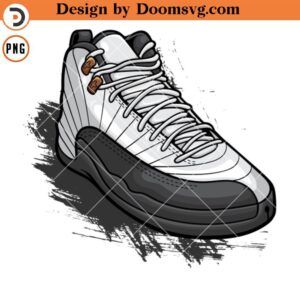 Air Jordan12 Taxi Sneaker PNG Download