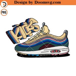 Air Max 97 Sean Wotherspoon PNG, Kicks Full Colors PNG Download