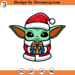 Baby Yoda Christmas SVG, Star Wars Christmas SVG