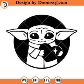 Baby Yoda SVG, Star Wars Silhouette SVG - Doomsvg