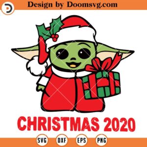 Baby Yoda Santa SVG, Star Wars Christmas SVG