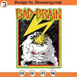 Bad Brain SVG, Krang from TMNT SVG, The Yellow Tape Funny SVG