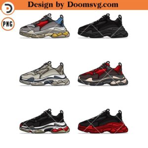 Balen TripleS Sneaker Collection PNG, Sneaker PNG Download