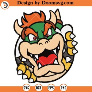 Bowser SVG, Mario Game SVG, Silhouette SVG