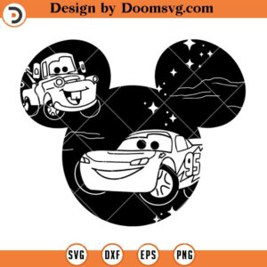 Cars World SVG, Disneyland Cars SVG