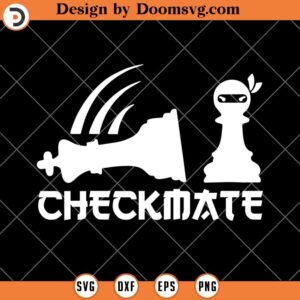 Chess Ninja SVG, Master Checkmate Funny SVG