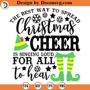 Christmas Cheer SVG, Christmas ELF SVG