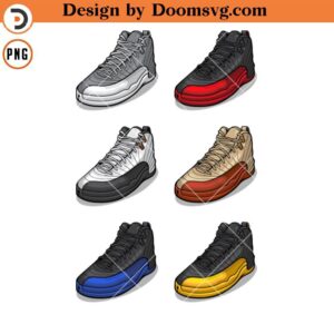 Collection Air Jordan 12 PNG, Sneaker Collection PNG Download