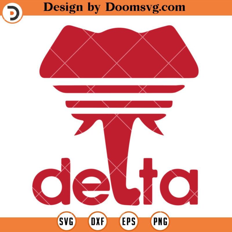 Delta Sigma Theta Sorority SVG, Elephant Trending SVG - Doomsvg