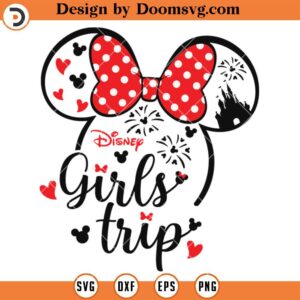Disney Girls Trip SVG, Mini Girls SVG, Castle Mickey Ears SVG