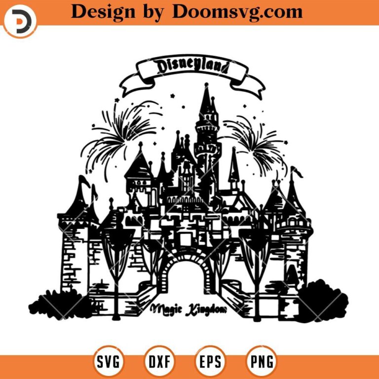 Disneyland Castle SVG: A Majestic Symbol of Magic and Enchantment