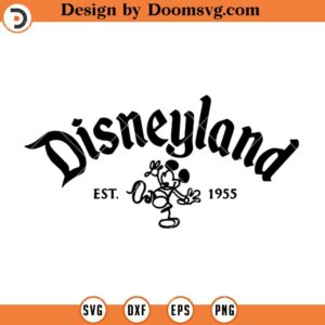 Disneyland Est 1955 SVG, Customize Family Trip 2023 SVG, Mouse SVG