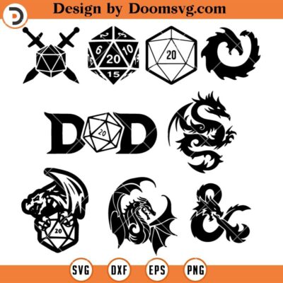 Dnd SVG, Stranger Things SVG, Dragon SVG - Doomsvg