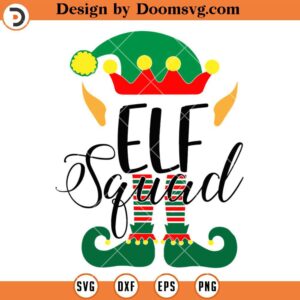 Elf Squad Free SVG, Christmas ELF SVG