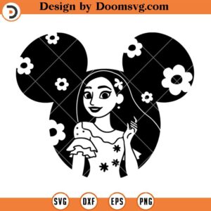 Encanto Isabela SVG, Mickey Head By Encanto Isabela